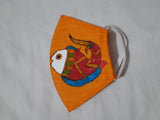 Fishmotif Orange Masks