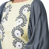 Light Yellow Applique Work Top