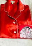 Madhubani Painted Satin Pyjama Set