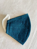 Torquoise Blue Plain Mask