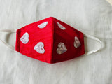 Handmade Heart Motif Mask