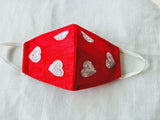 Handmade Heart Motif Mask