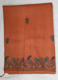 Madhubani Painted Silk Saree