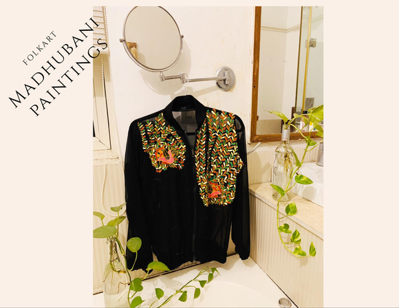 Madhubani Painted Jacket