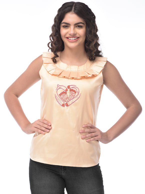 Motherlove Emotion Embroidered Top