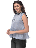 Khadi mother's love embroidered Top