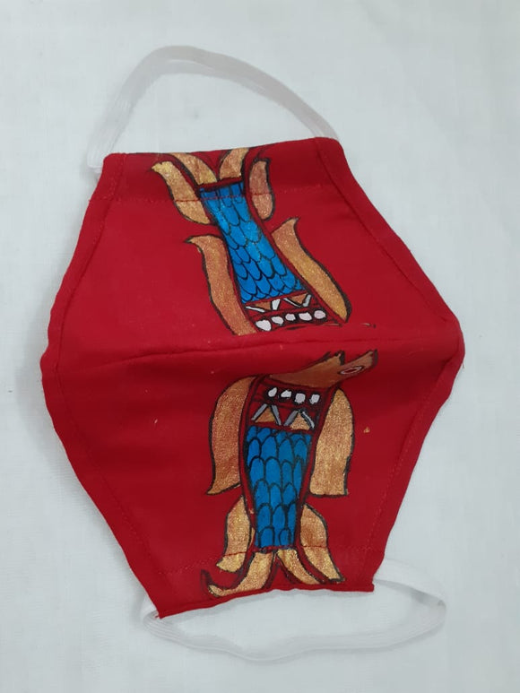 Fishmotif Red Mask