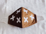 Brown Phullkari Mask