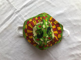 Multicolour Motif Kantha Mask