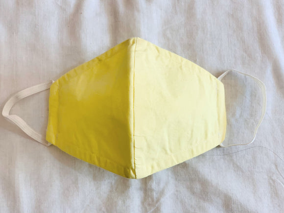Yellow Plain Mask