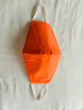 Orange solid plain mask