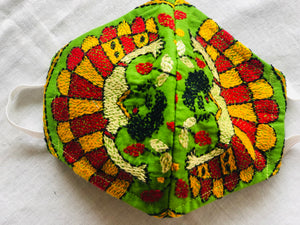 Multicolour Motif Kantha Mask