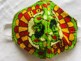 Multicolour Motif Kantha Mask