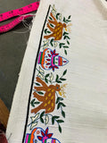 Sujani Embroidered Off-White Top